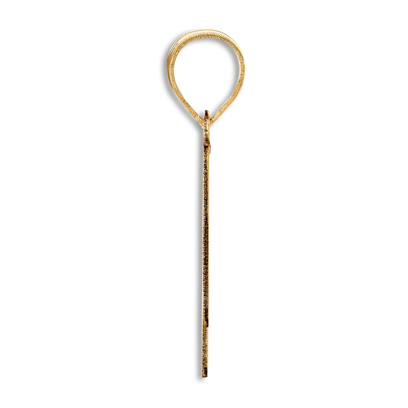 Main Image 2 of Initial N Necklace 14K Yellow Gold 18"