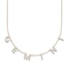 Thumbnail Image 1 of Juliette Maison Diamond Station Name Necklace 7/8 ct tw Round 10K Yellow Gold