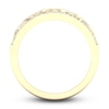 Thumbnail Image 3 of Diamond Twisted Wedding Band 1/8 ct tw Round 14K Yellow Gold