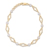 Thumbnail Image 1 of Kallati Diamond Bracelet 1/2 ct tw Round 14K Yellow Gold 7.5"