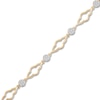 Thumbnail Image 2 of Kallati Diamond Bracelet 1/2 ct tw Round 14K Yellow Gold 7.5"