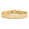 Thumbnail Image 2 of Men's Semi-Solid High-Polish Link Bracelet 14K Yellow Gold 8"