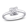 Thumbnail Image 0 of Y-Knot Ring Diamond Accents 14K White Gold