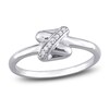 Thumbnail Image 0 of Y-Knot Ring Diamond Accents 14K White Gold