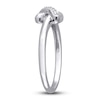 Thumbnail Image 1 of Y-Knot Ring Diamond Accents 14K White Gold