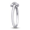 Thumbnail Image 1 of Y-Knot Ring Diamond Accents 14K White Gold