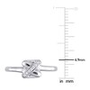 Thumbnail Image 4 of Y-Knot Ring Diamond Accents 14K White Gold