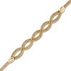 Thumbnail Image 3 of Italia D'Oro Braided Dangle Earrings 14K Yellow Gold