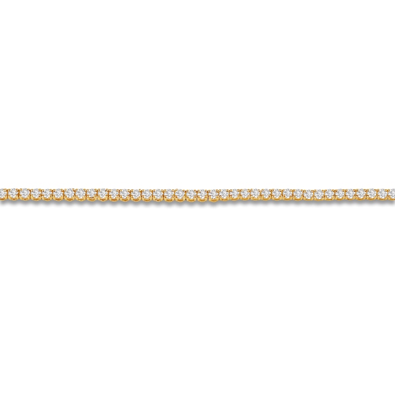 Lab-Created Diamond Tennis Necklace 5 ct tw 14K Yellow Gold