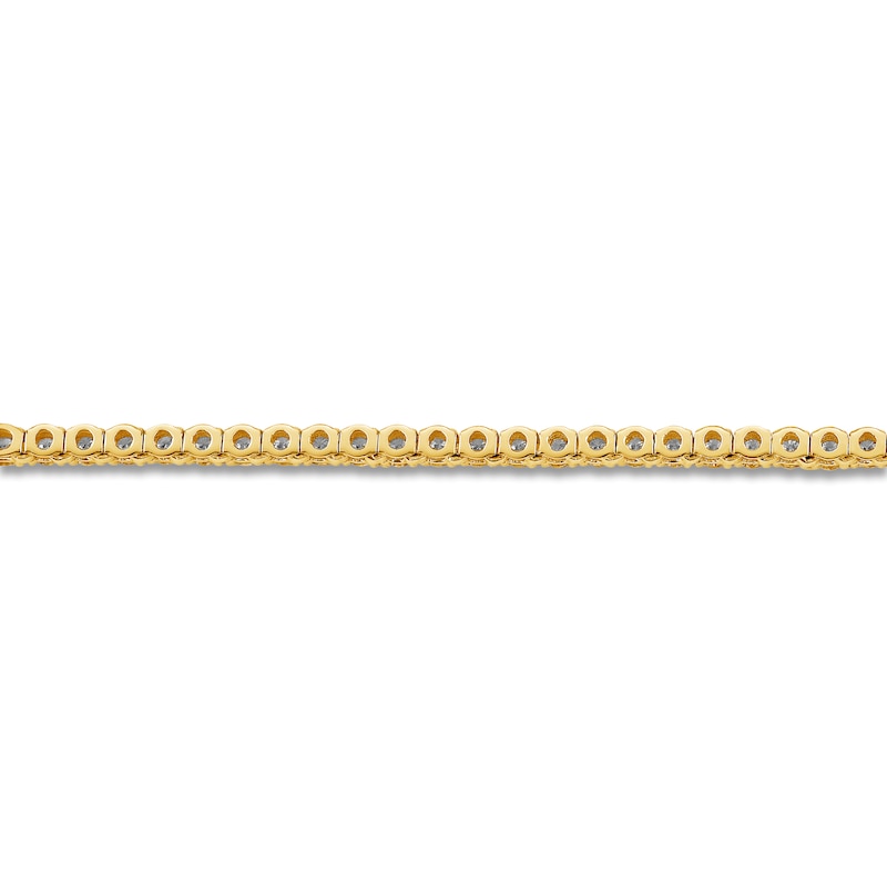 Lab-Created Diamond Tennis Necklace 5 ct tw 14K Yellow Gold