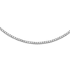 Thumbnail Image 3 of Lab-Created Diamond Tennis Necklace 5 ct tw 14K White Gold