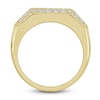 Thumbnail Image 2 of The New Fashioned Men's Bourbon-Colored & White Diamond Ring 2 ct tw Round 10K Yellow Gold