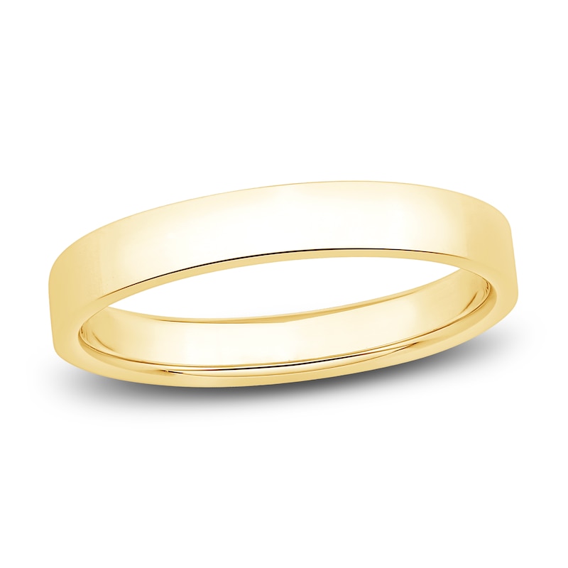 Main Image 1 of Ladies Flat Wedding Band 14K Yellow Gold 3.0mm
