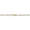 Thumbnail Image 3 of High-Polish Initial Necklace Diamond Accents 14K Yellow Gold 18"