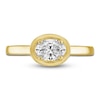 Thumbnail Image 2 of Oval-Cut Diamond Solitaire Ring 3/4 ct tw 14K Yellow Gold 7.2mm