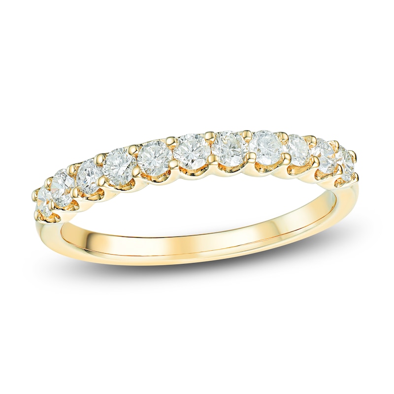 Main Image 1 of Diamond Anniversary Band 1/2 ct tw 14K Yellow Gold