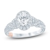 Thumbnail Image 0 of Pnina Tornai Oval & Round-Cut Diamond Engagement Ring 1-3/8 ct tw Platinum