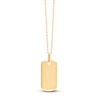 Thumbnail Image 2 of Children's Dog Tag Necklace 18K Yellow Gold 10"