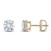 Thumbnail Image 1 of Round-Cut Diamond Solitaire Stud Earrings 3 ct tw 14K Yellow Gold (I/I2)