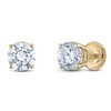 Thumbnail Image 2 of Round-Cut Diamond Solitaire Stud Earrings 3 ct tw 14K Yellow Gold (I/I2)