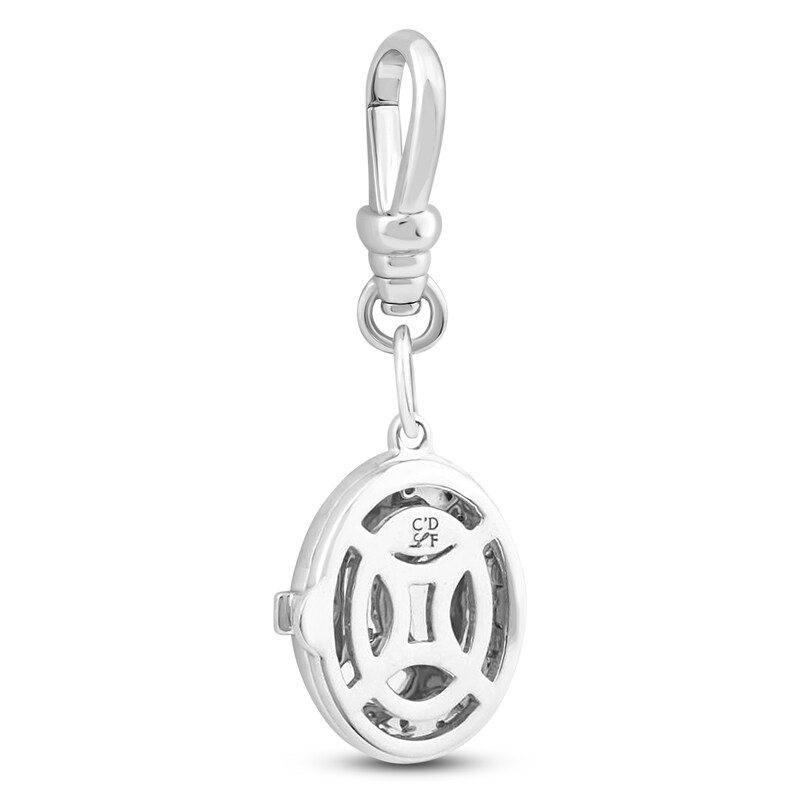 Main Image 2 of Charm'd by Lulu Frost Diamond Abundance Locket Charm 1/10 ct tw 10K White Gold