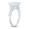 Thumbnail Image 2 of Pnina Tornai Princess-Cut Quad Diamond Engagement Ring 3 ct tw 14K White Gold