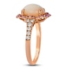 Thumbnail Image 3 of Le Vian Natural Opal & Pink Sapphire Ring 1/4 ct tw Diamonds 14K Strawberry Gold