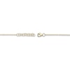 Thumbnail Image 2 of Shy Creation Diamond Accent Sideways Cross Bracelet 14K Yellow Gold 6" SC55026526