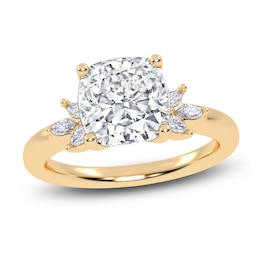 Cushion-Cut Created By Jared Studio Lab-Grown Diamond Engagement Ring 2-1/6 ct tw 14K Yellow Gold