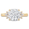 Thumbnail Image 3 of Cushion-Cut Created By Jared Studio Lab-Grown Diamond Engagement Ring 2-1/6 ct tw 14K Yellow Gold