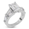 Thumbnail Image 2 of Radiant-Cut Created By Jared Studio Lab-Grown Diamond Engagement Ring 3-1/2 ct tw 14K White Gold