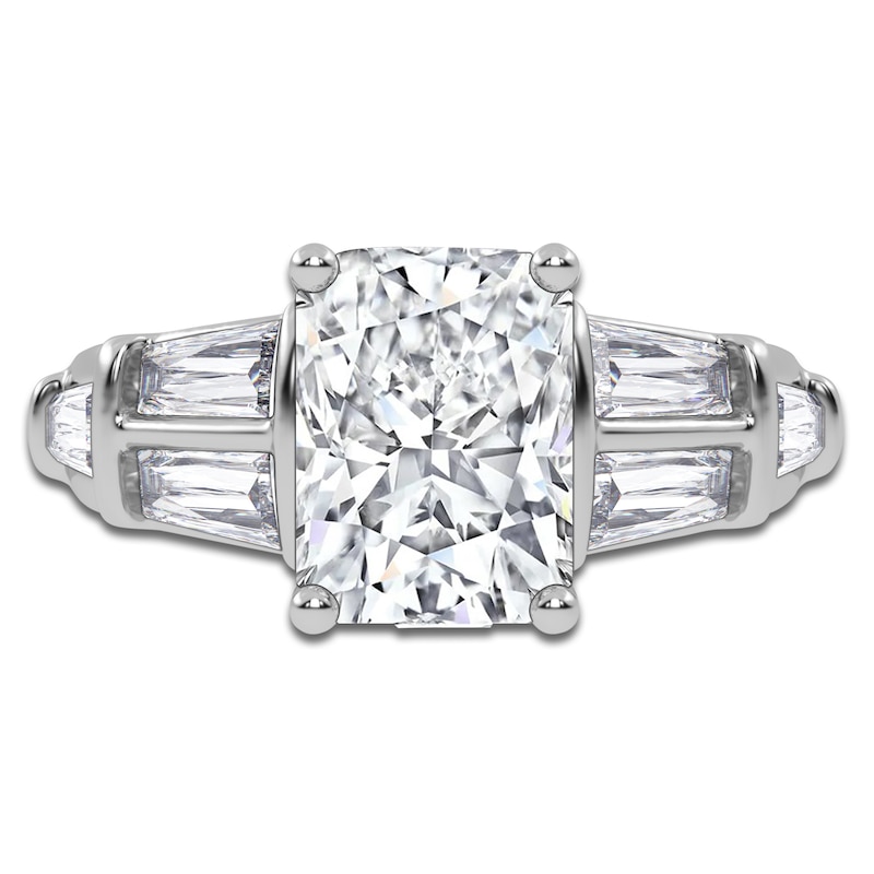 Main Image 3 of Radiant-Cut Created By Jared Studio Lab-Grown Diamond Engagement Ring 3-1/2 ct tw 14K White Gold