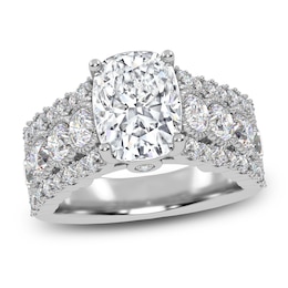 Elongated Cushion-Cut Created By Jared Studio Lab-Grown Diamond Engagement Ring 3-3/4 ct tw 14K White Gold