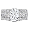 Thumbnail Image 3 of Elongated Cushion-Cut Created By Jared Studio Lab-Grown Diamond Engagement Ring 3-3/4 ct tw 14K White Gold
