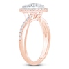 Thumbnail Image 2 of Brilliant Moments Multi-Diamond Marquise Halo Engagement Ring 3/4 ct tw 14K Rose Gold