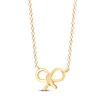 Thumbnail Image 2 of Children's Bow Necklace 14K Yellow Gold 13"