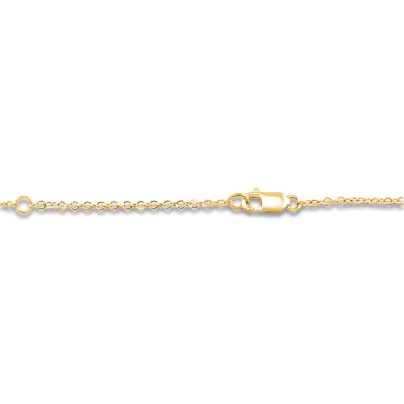 Main Image 3 of Children's Bow Necklace 14K Yellow Gold 13"