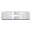 Thumbnail Image 3 of Men's Cross Center Brushed Wedding Band 14K White Gold 6mm