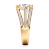 Thumbnail Image 3 of J'Lure Lab-Grown Diamond Trillion Curved Brilliant-Cut Engagement Ring 3-3/8 ct tw 18K Yellow Gold