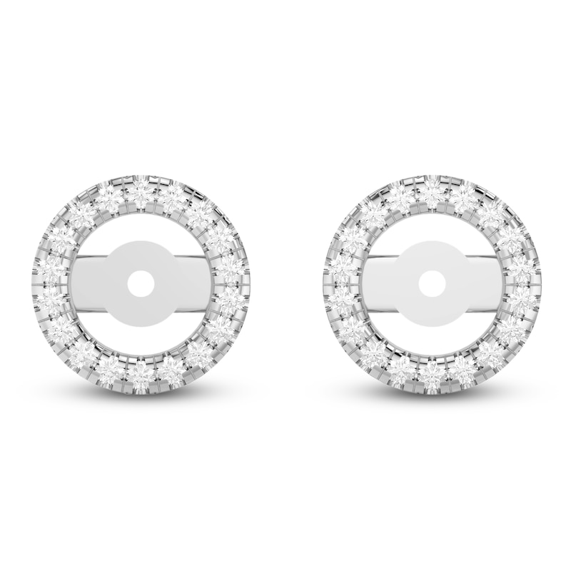 Main Image 3 of Lab-Grown Diamond Earring Jackets 1/8 ct tw 10K White Gold (Jacket Only)