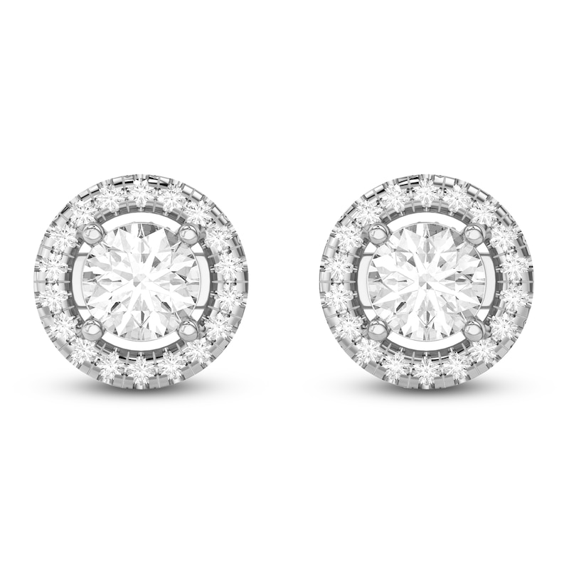 Main Image 6 of Lab-Grown Diamond Earring Jackets 1/8 ct tw 10K White Gold (Jacket Only)