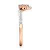 Thumbnail Image 3 of J'Lure Carre Step-Cut Lab-Grown Diamond Contour Wedding Band 3/8 ct tw 18K Rose Gold