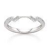 Thumbnail Image 1 of J'Lure Lab-Grown Diamond Angled Contour Wedding Band 1/5 ct tw 18K White Gold
