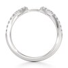 Thumbnail Image 2 of J'Lure Lab-Grown Diamond Angled Contour Wedding Band 1/5 ct tw 18K White Gold