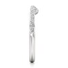 Thumbnail Image 3 of J'Lure Lab-Grown Diamond Angled Contour Wedding Band 1/5 ct tw 18K White Gold