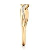 Thumbnail Image 3 of J'Lure Lab-Grown Diamond Contour Wedding Band 1/8 ct tw 18K Yellow Gold