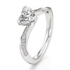 Thumbnail Image 4 of J'Lure Heart Brilliant-Cut Lab-Grown Diamond Bypass Engagement Ring 1-1/8 ct tw 18K White Gold
