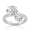 Thumbnail Image 1 of J'Lure Octagon Brilliant-Cut Two-Stone Lab-Grown Diamond Engagement Ring 3-1/3 ct tw 18K White Gold
