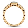 Thumbnail Image 4 of J'Lure Shield Step-Cut Lab-Grown Diamond Engagement Ring 1-1/3 ct tw 18K Yellow Gold