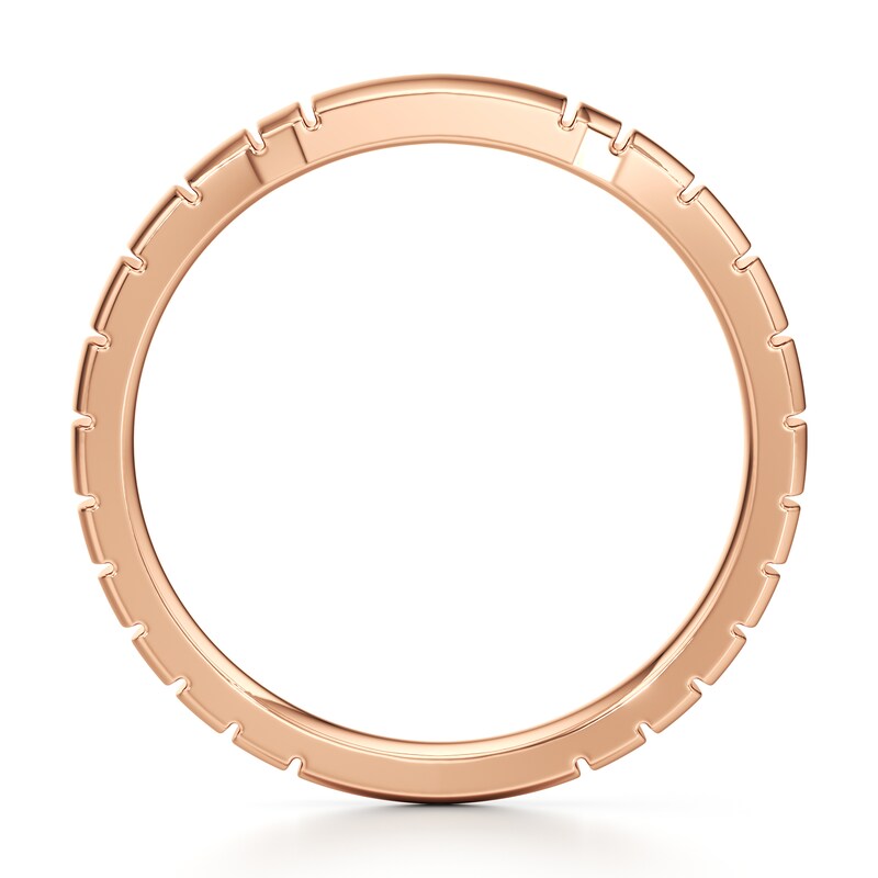 Main Image 2 of J'Lure Contour Wedding Band 18K Rose Gold